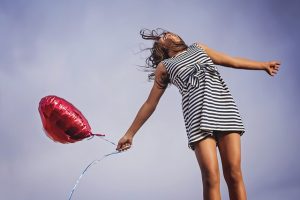 Entrepreneur woman celebrating