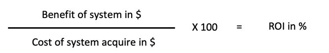 Feasibility Study ROI Calculation