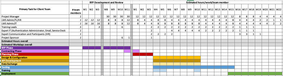 LMS Implementation Project Plan